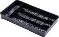 Dial Industries Small Utensil Silverware Kitchen Drawer Organizer, Black